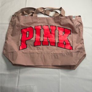 PINK Victoria's Secret Pink Tote Bag with Bold Branding